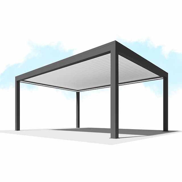 Пергола Сити-Форм Pergola В500-25П Bioclimatic с поворотными ламелями ЛАМЕЛЬ 250 X 53 (3,5х4,5) 1 модуль