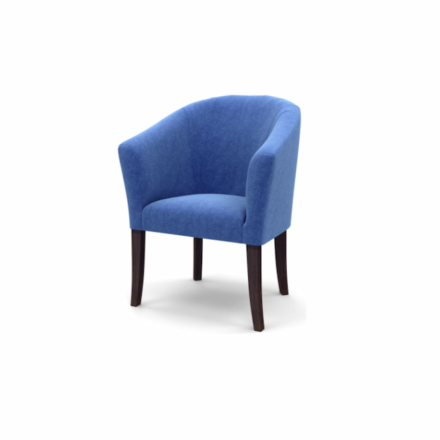 Кресло Клен Бордо мтк276 тонировка дерева Венге (синий)