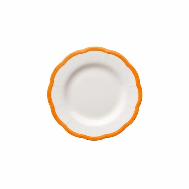 Тарелка с цветным кантом (охра) Ø 16 см Bitossi Petalo PET00404 Bordo ocra