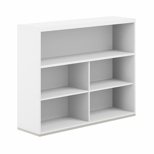 Стеллаж-комбо 1638 односторонний Norden Allegro AG.253.101.673.WH с топом и экраном ЛДСП