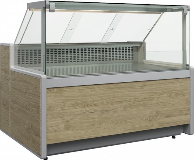 Витрина морозильная, газлифт Carboma BAVARIA 3 GC111 SL 1,5-1 без боковин (Мариель)