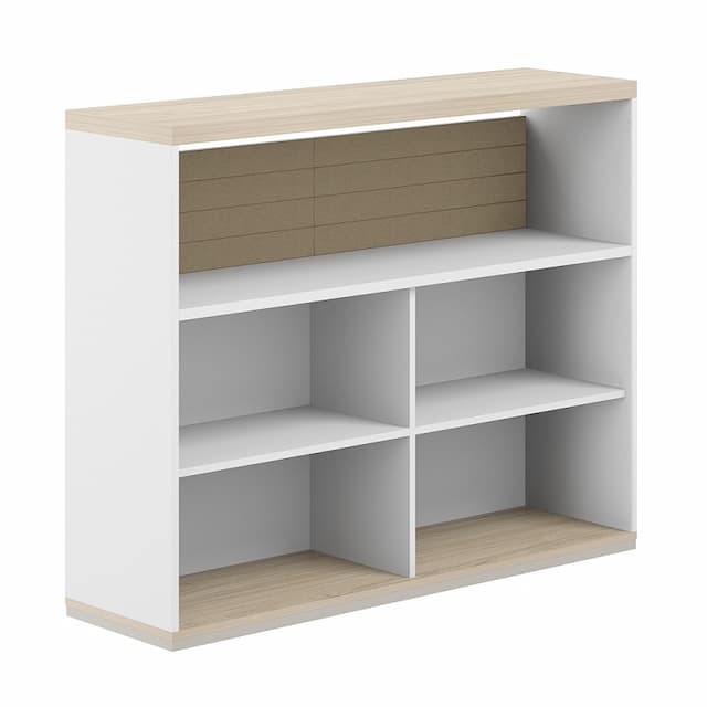 Стеллаж-комбо 1238 односторонний Norden Allegro AG.251.302.651.BG с топом и экраном тканевым низким