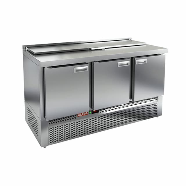 Стол для салатов HICOLD SLE2-111SN (1/6) с крышкой