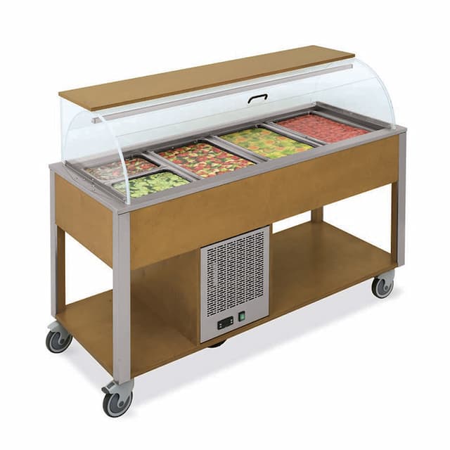 Стол Шведский охлаждаемый MetalCarrelli 6940.3W (венге)