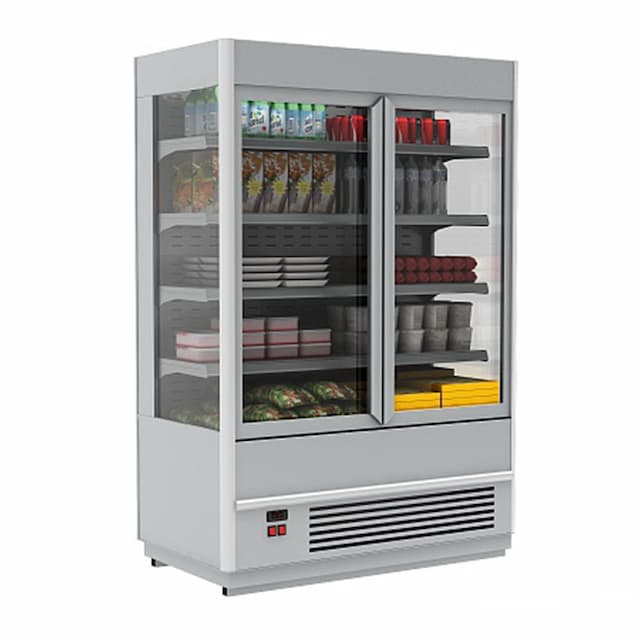 Витрина холодильная Полюс CUBA FC 20-07 VV 2,5-1 (распашные двери)