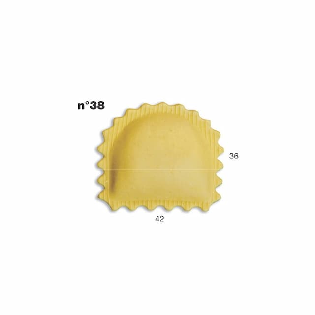 Насадка для равиоли 36x42 мм для Multipasta Imperia and La Monferrina (Ravioli mould 38)