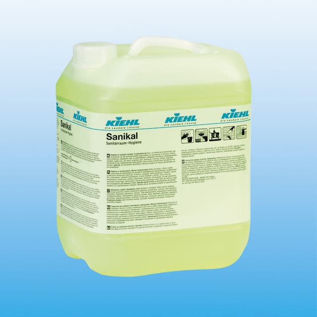 Щелочное ср-во для ежедневной уборки санитарных помещений Sanikal 10 л